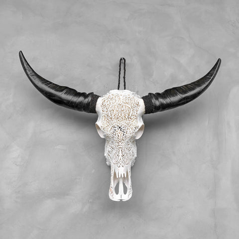 Filigraner Farn | Hand-Carved Buffalo